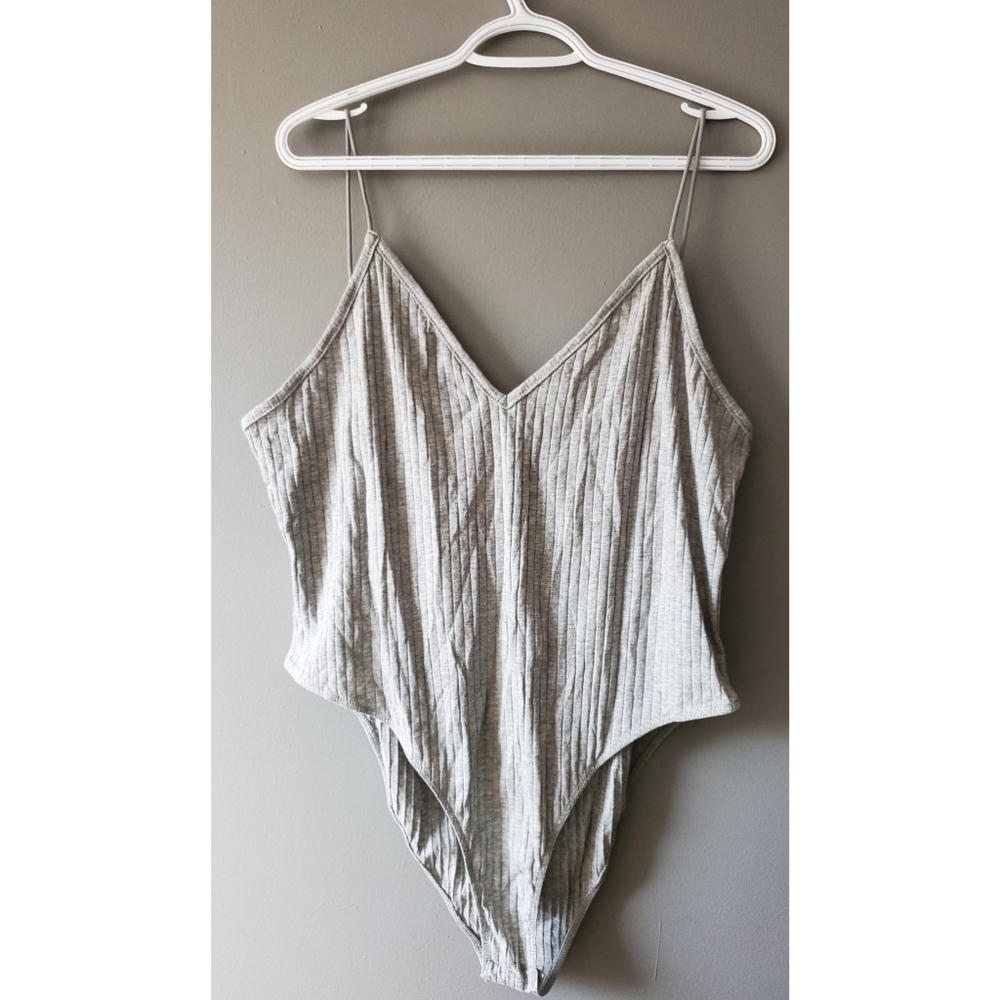 Grey SHEIN Bodysuit